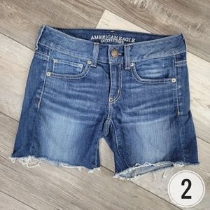 Size 2 American Eagle Cutoff Denim Jean Shorts